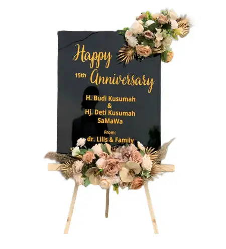 Papan Bunga Akrilik Berta